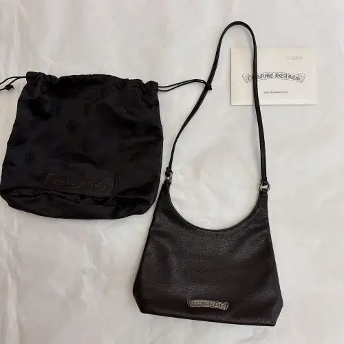 克罗心  viv包黑色viv腋下包viv单肩包现货