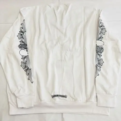 Chrome hearts 克罗心  限定白色藤蔓爱心卫衣M码现货