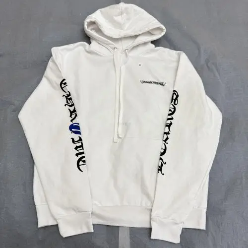 克罗心Chrome hearts 蓝色滚石大舌头连帽卫衣现货M码一个