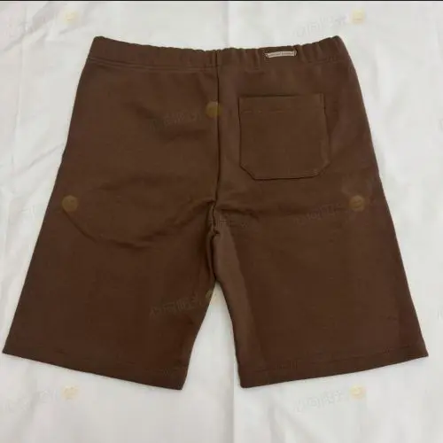 Chrome hearts 克罗心 加厚棕色咖啡色刺绣短裤现货L码