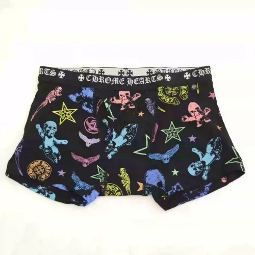 克罗心Chrome hearts 黑色foti平角内裤