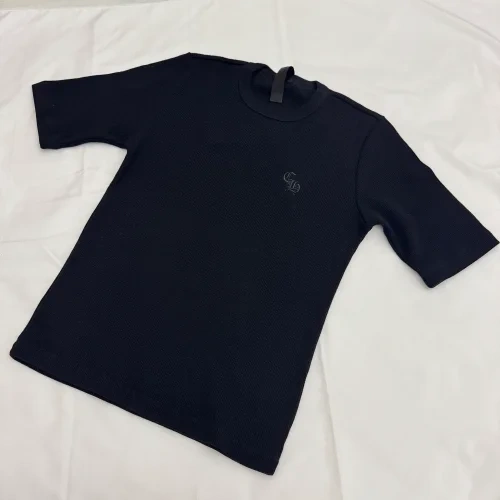 克罗心Chrome hearts 华夫格刺绣CH短袖